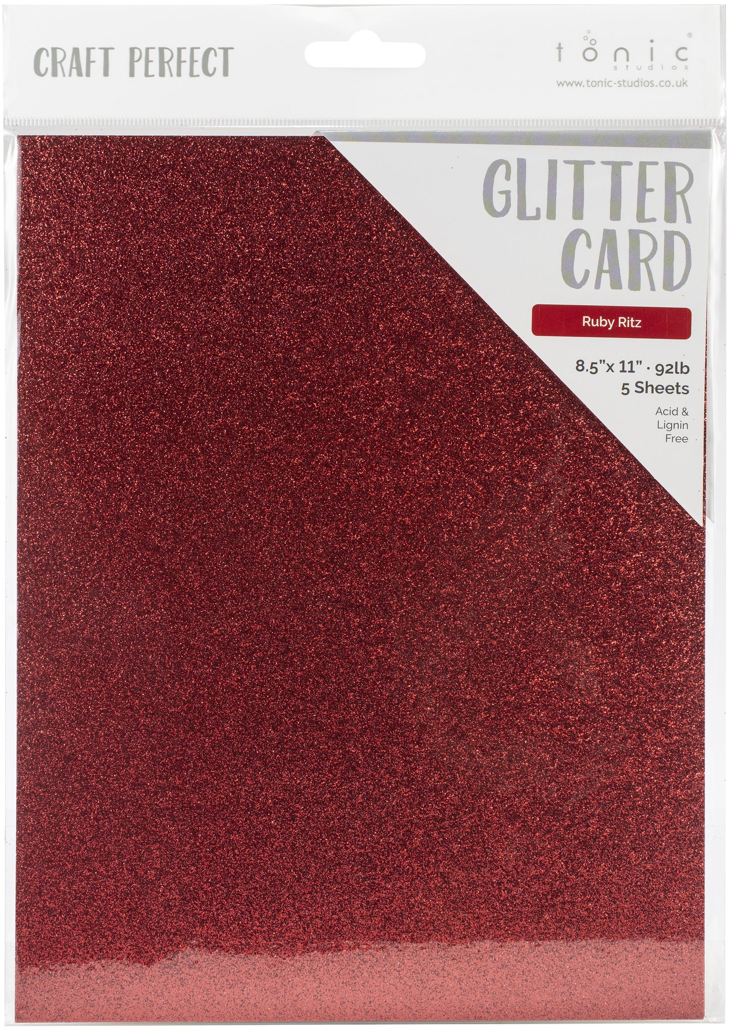 Craft Perfect Glitter Cardstock