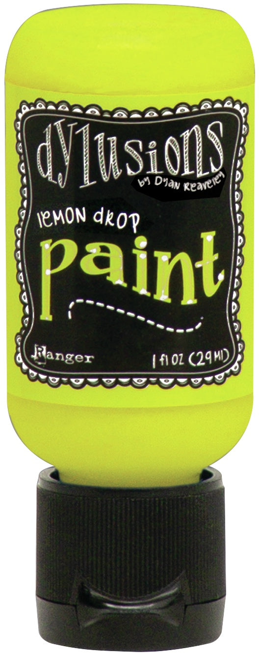 Dylusions Lemon Drop Acrylic Paint