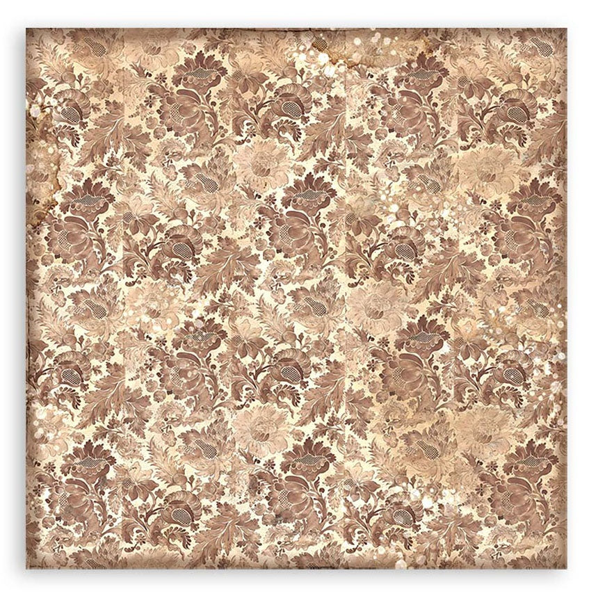 Stamperia Coffee & Chocolate Maxi Backgrounds Double-Sided Paper Pad