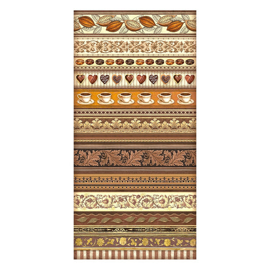 Coffee & Chocolate Stamperia Collectables 6"X12" 10/Pkg