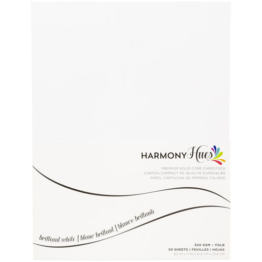 Harmony Hues 110# Cardstock 8.5"X11"