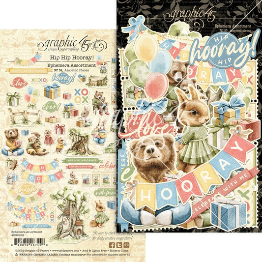 Hip Hip Hooray Ephemera Set