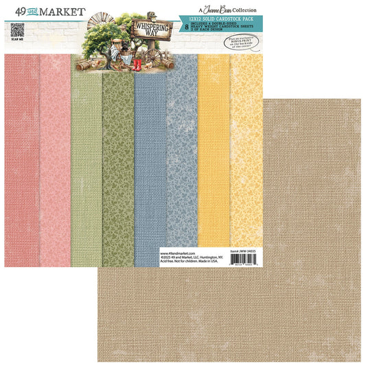49 And Market Whispering Way Solid Collection Pack 12"X12"