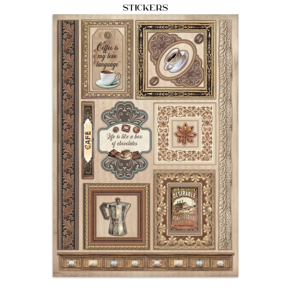 Stamperia Junk Journal - Coffee & Chocolate