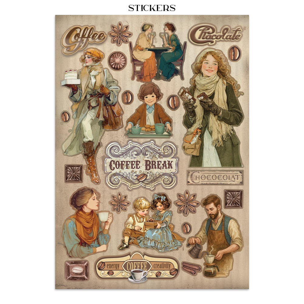 Stamperia Junk Journal - Coffee & Chocolate