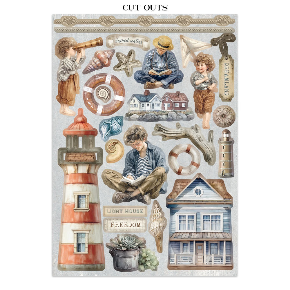 Stamperia Junk Journal - Silent Sea