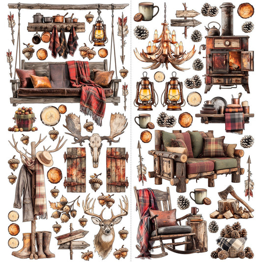 49 And Market Laser Cut Outs - Timber and Tweed