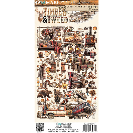 49 And Market Laser Cut Outs - Timber and Tweed