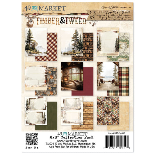 49 And Market Collection Pack 6"X8" - Timber and Tweed