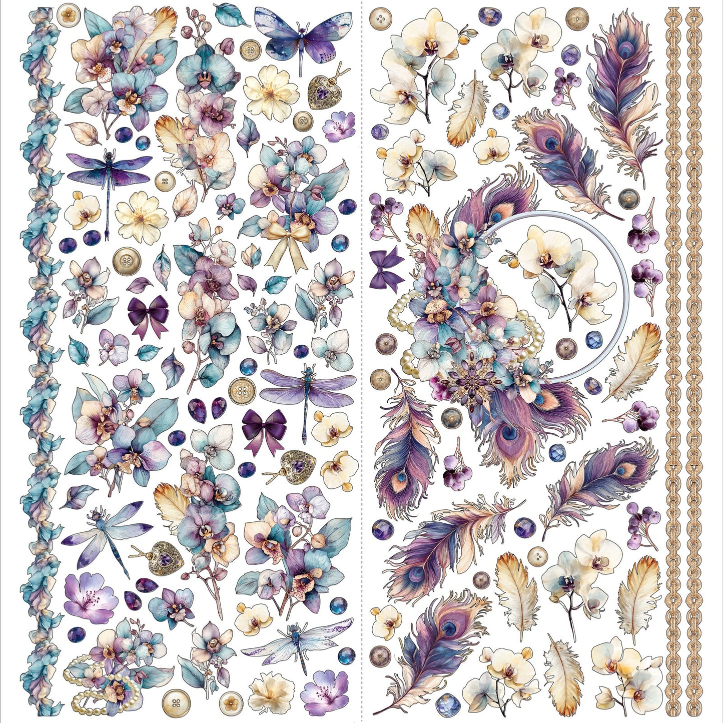 49 And Market Laser Cut Outs - Plume & Petal