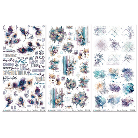 49 And Market Blendable Rub-On Transfer Set - Plume & Petal