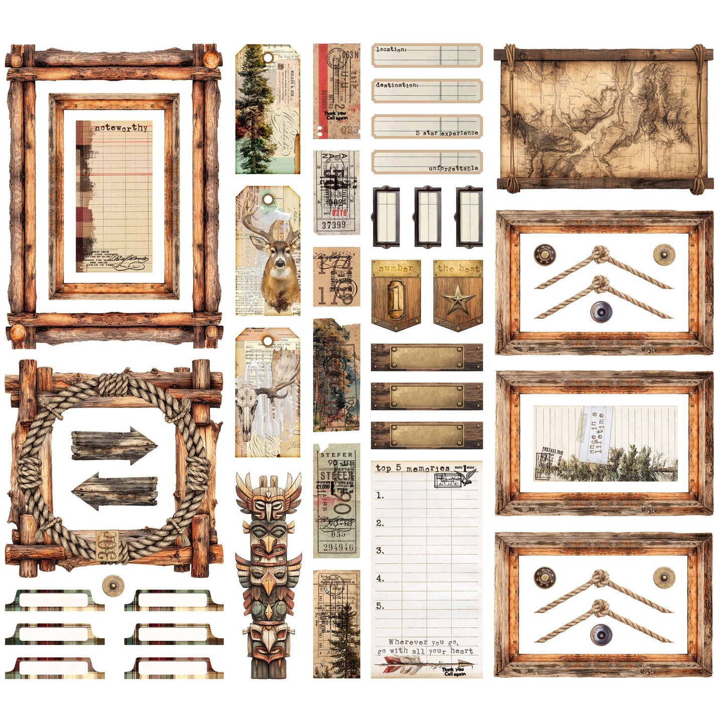 49 And Market Ephemera & Frames - Timber and Tweed