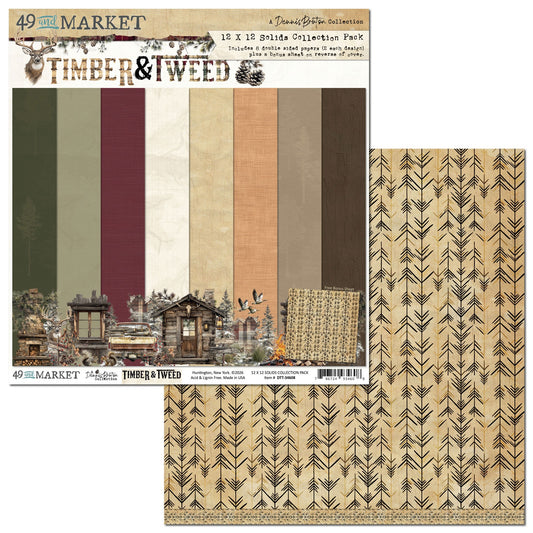 49 And Market Solids Collection Pack - Timber and Tweed