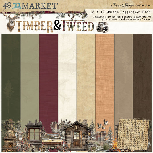 49 And Market Solids Collection Pack - Timber and Tweed