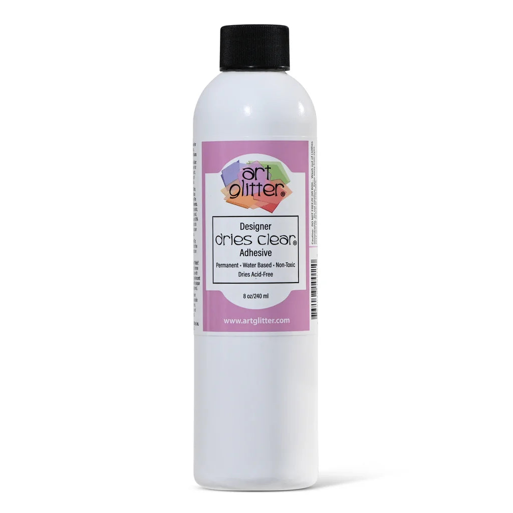 Art Glitter Glue Designer Dries Clear Freeze/Thaw Stable Adhesive Glue Refill