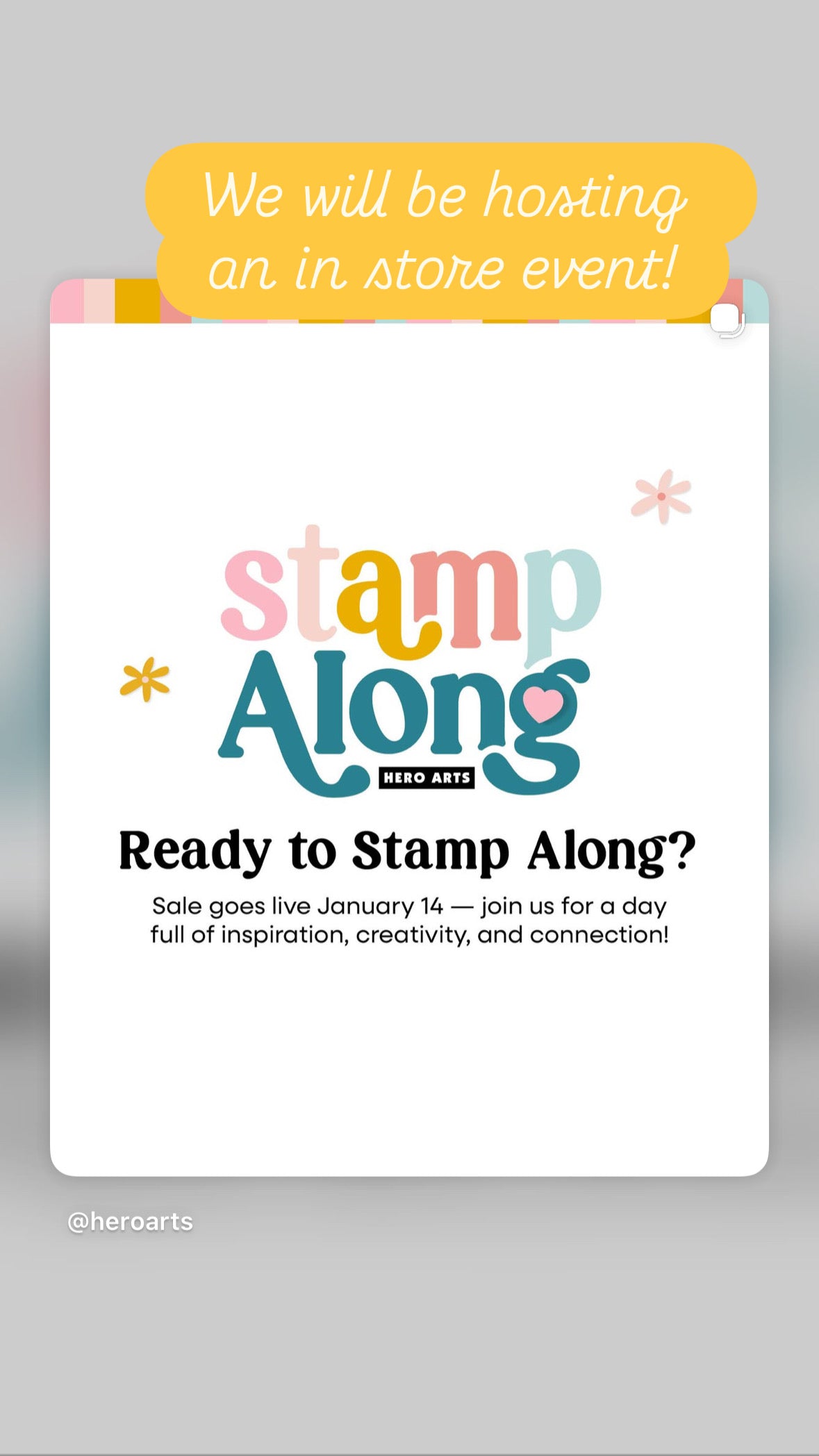 Hero Arts Stamp Along