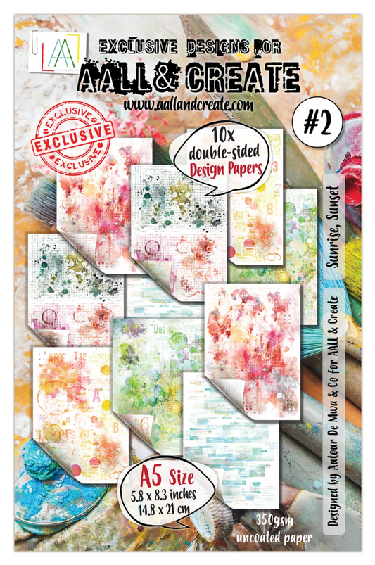 AALL & Create Sunrise, Sunset Paper for Card worskhop, Aquebogue, NY