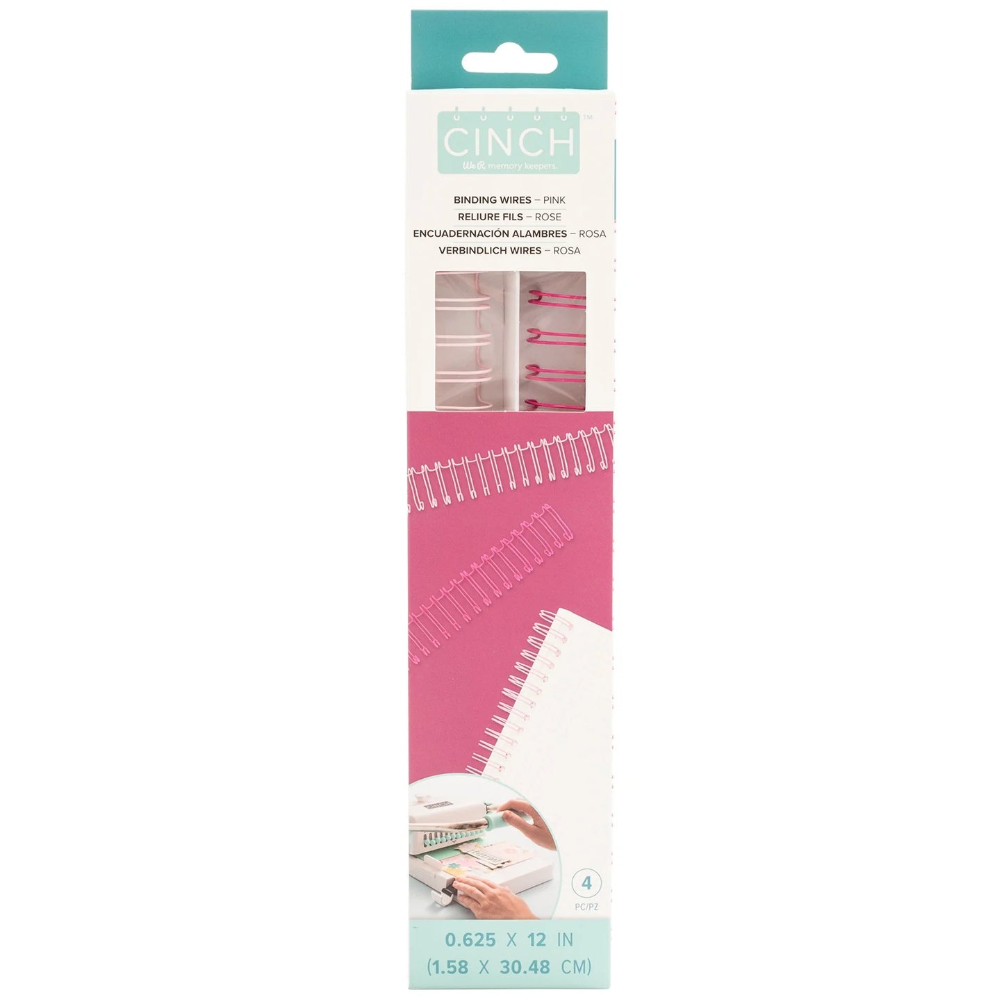We R Makers 0.625" Cinch Book Binding Wires 4-pk