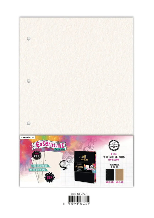 Package of 'Essentials' mixed media art paper with a white background