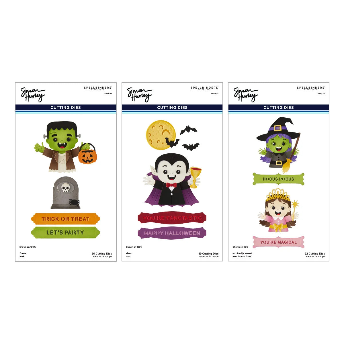 Spellbinders Halloween Hugs Die Bundle by Simon Hurley