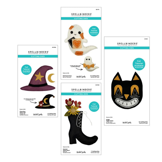 Spellbinders Halloween Felt Stitch & Create I Want It All! Bundle by Nichol Spohr