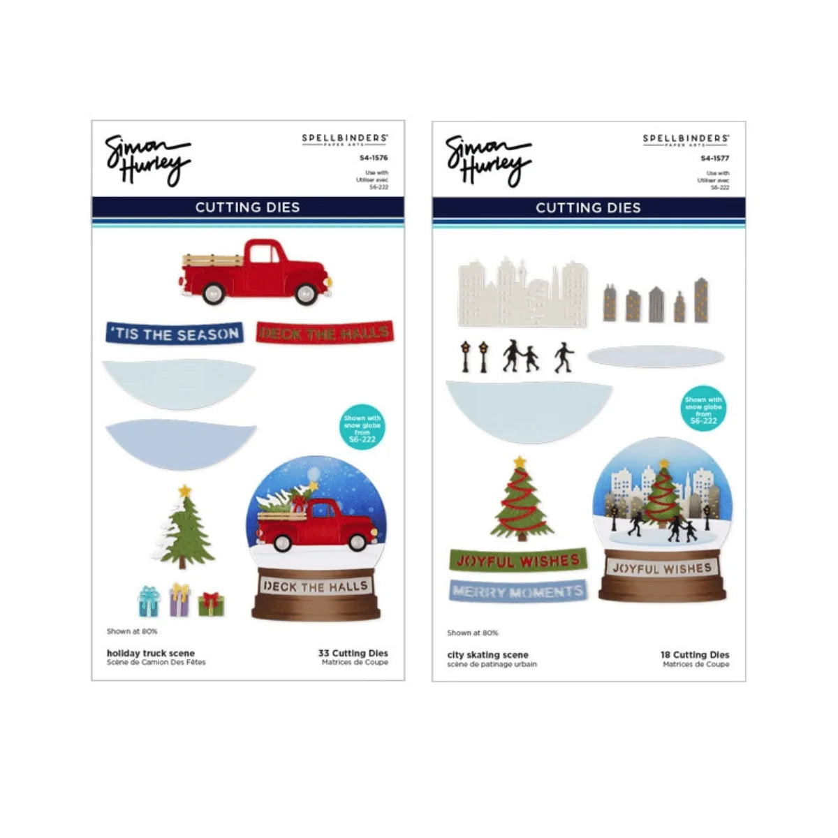 Spellbinders Snow Globe Scenes Die Bundle
