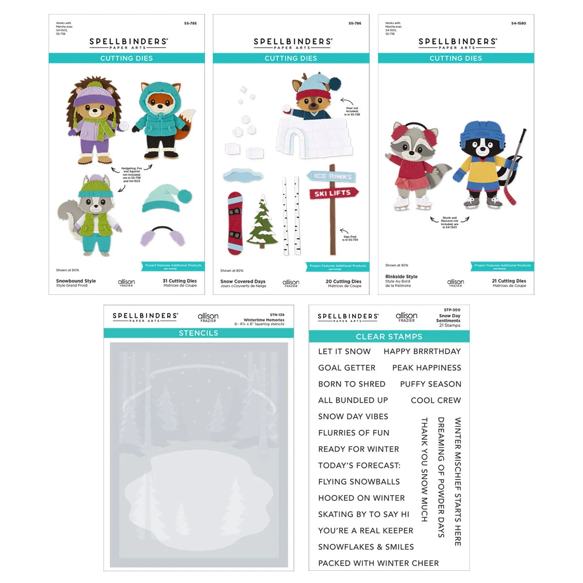 Spellbinders Winter Vacation I Want It All! Bundle