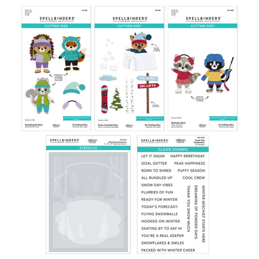 Spellbinders Winter Vacation I Want It All! Bundle