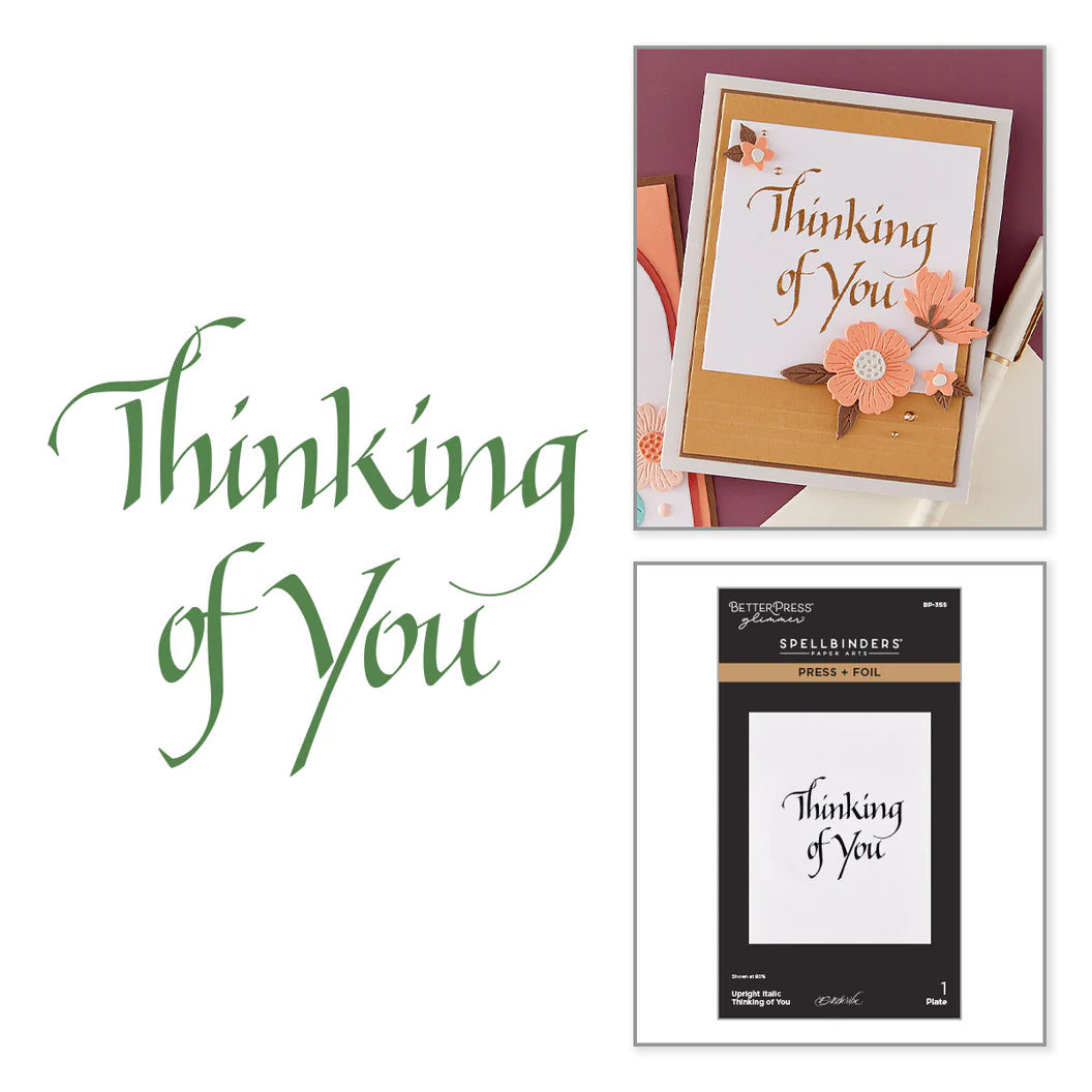 Thinking of Yout BetterPress sentiment stamp