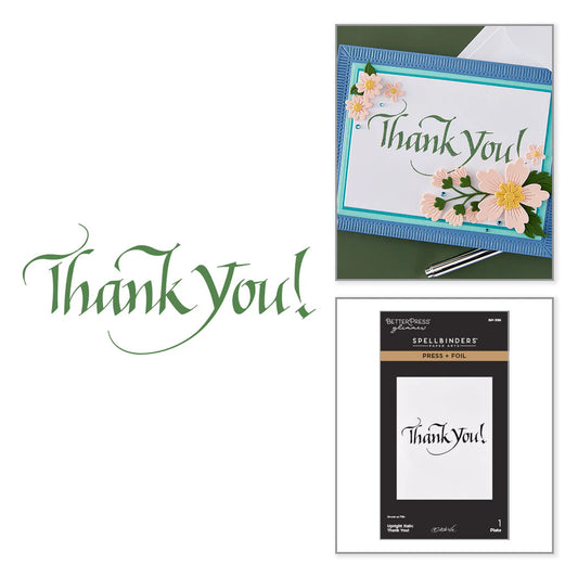 Thank you BetterPress stamp for sentiments on cards