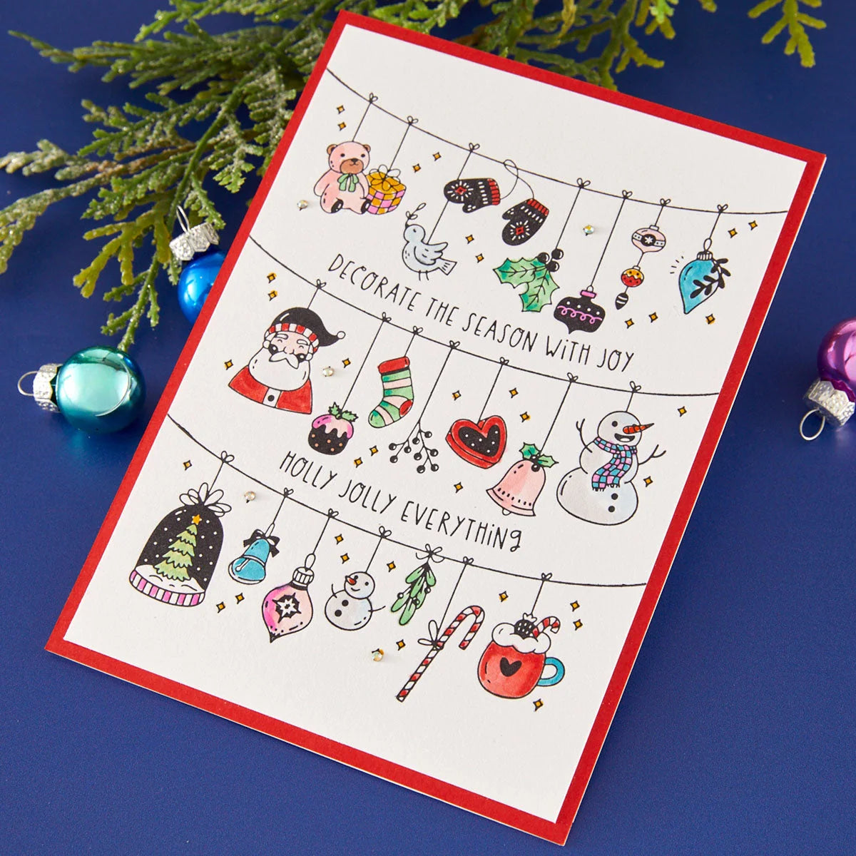 Spellbinders Decorate the Season Registration Press + Foil Plate