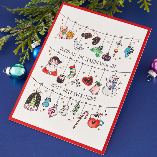 Spellbinders Decorate the Season Registration Press + Foil Plate