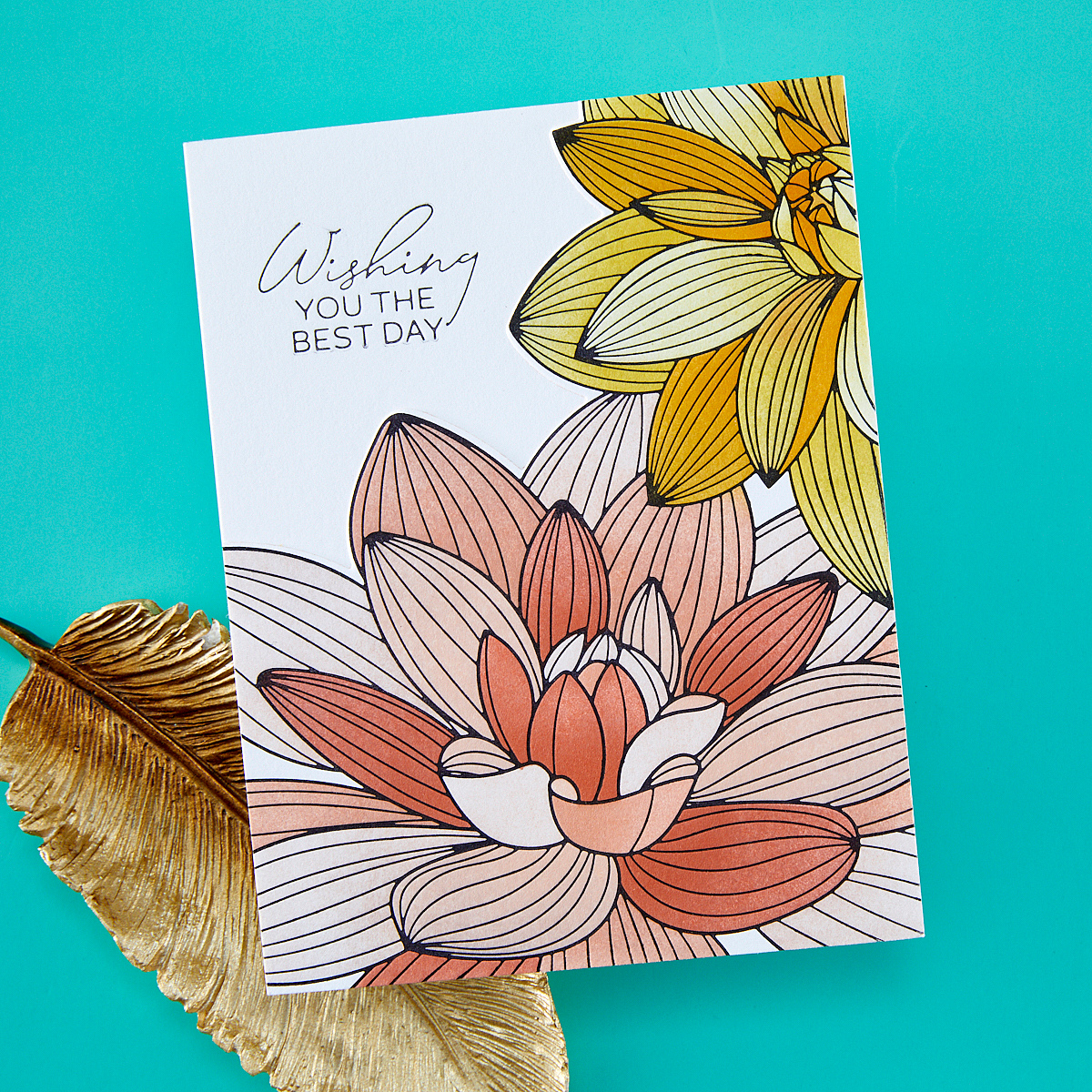 Golden Bloom Press Plate & Die Set - BPS January 2026