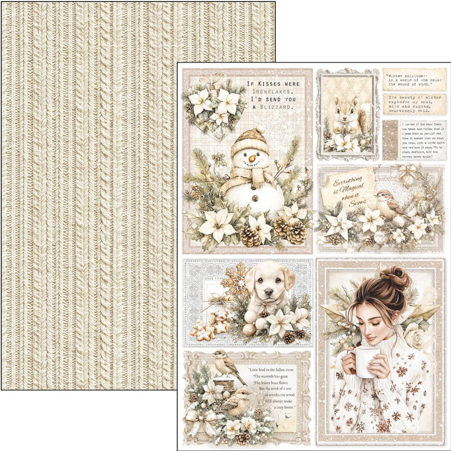 Winter Season Creative Pad A4 9/Pkg