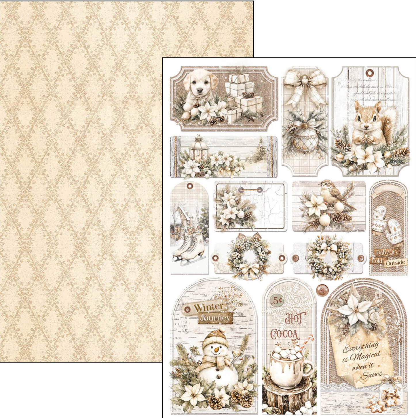 Winter Season Creative Pad A4 9/Pkg