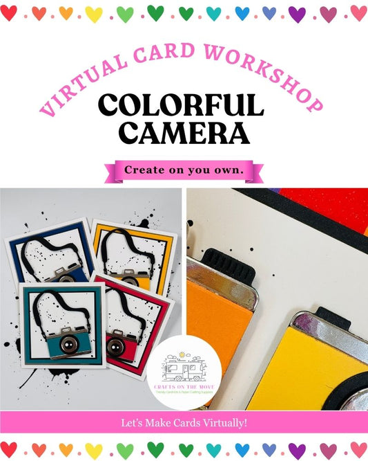 Colorful Camera Card Intermediate Virtual Class