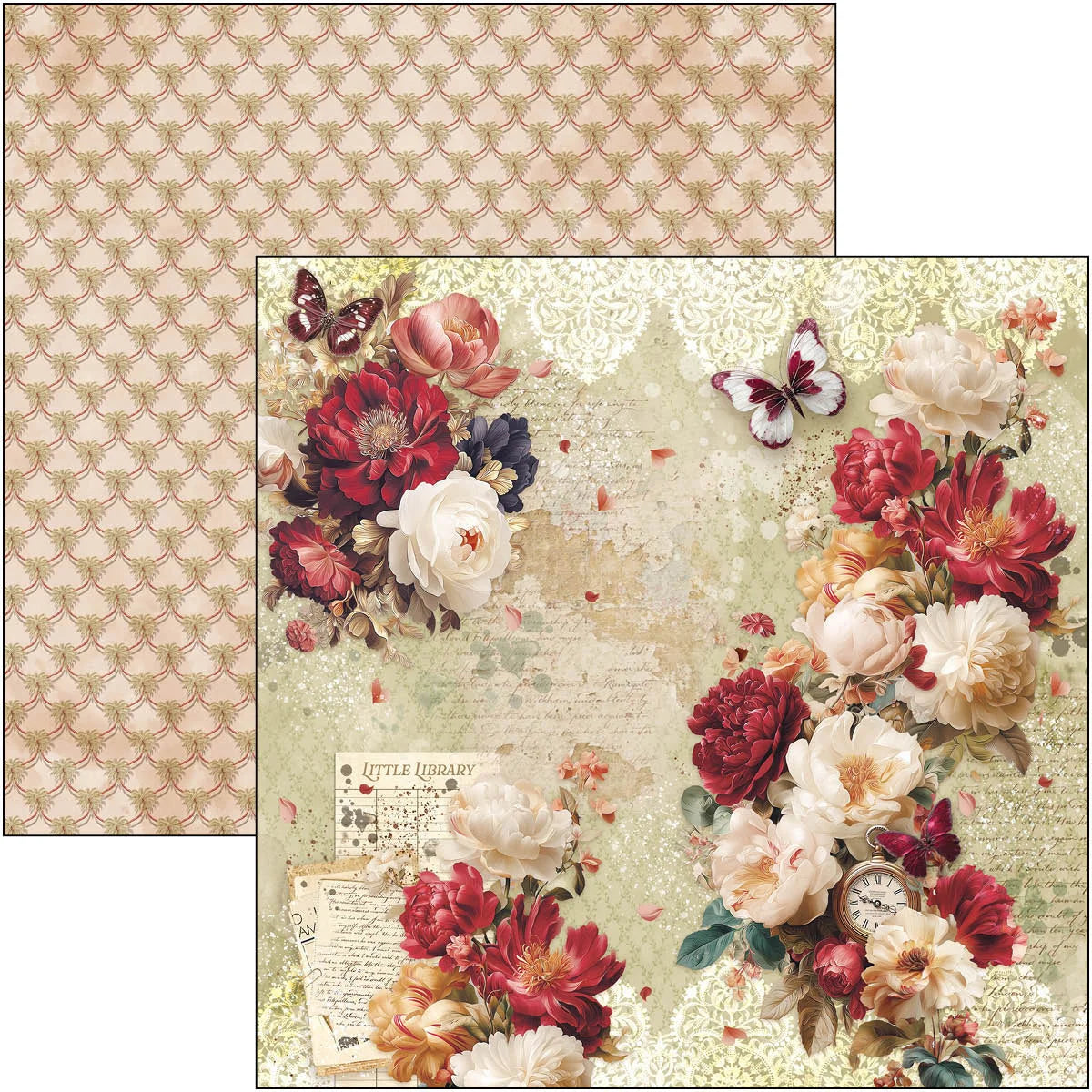 Book Lovers Paper Pad 12"x12 by Ciao Bella