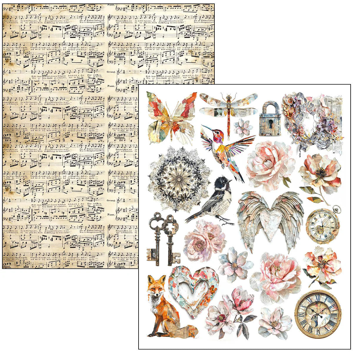 Ciao Bella Mixed Media Book The Sound of Spring A4 Maxi