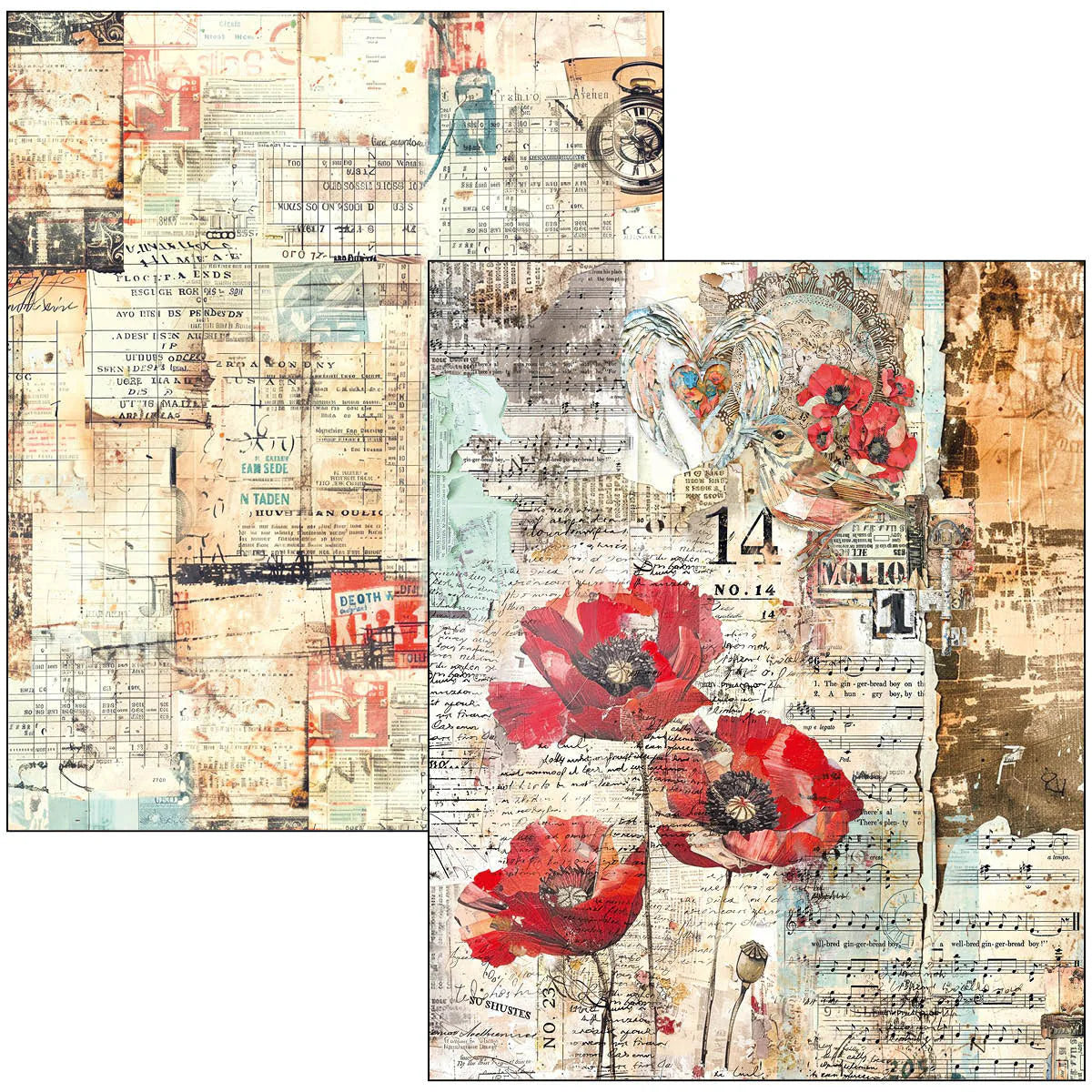 Ciao Bella Mixed Media Book The Sound of Spring A4 Maxi