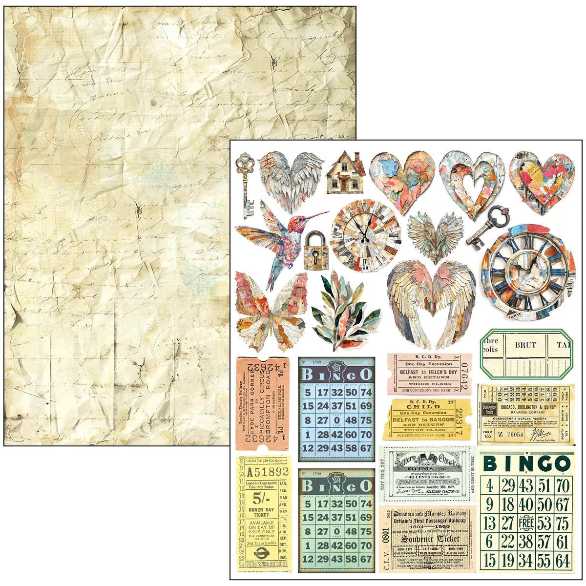 Ciao Bella Mixed Media Book The Sound of Spring A4 Maxi