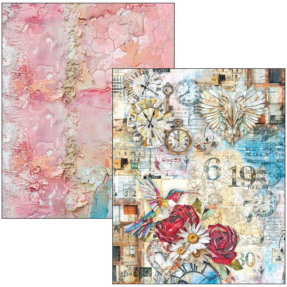 Ciao Bella Mixed Media Book The Sound of Spring A4 Maxi