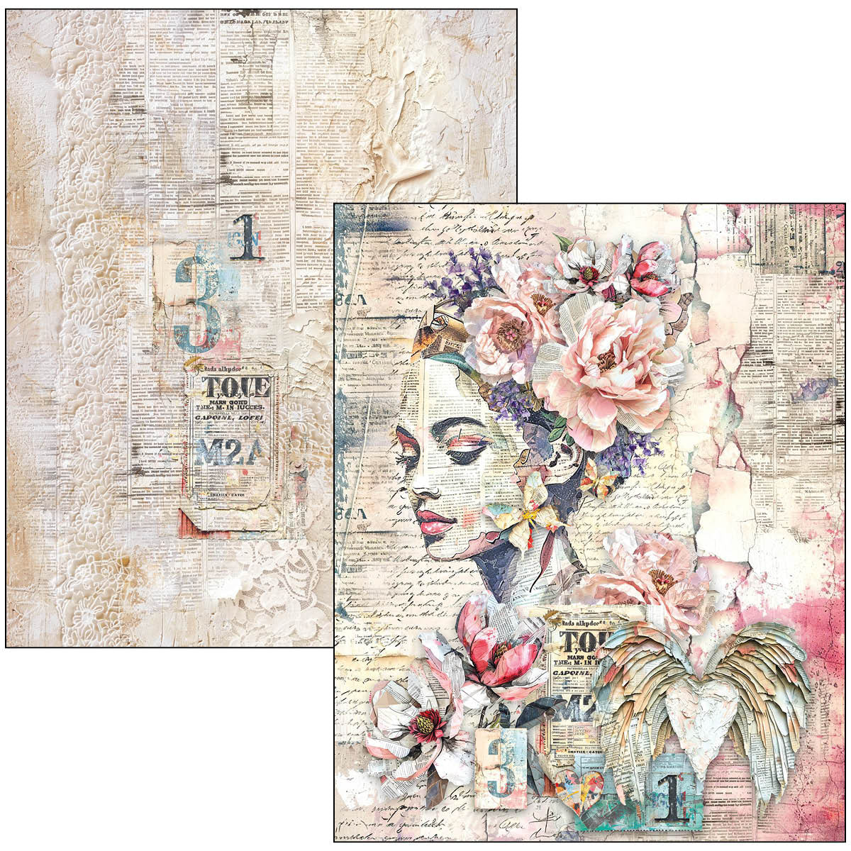 Ciao Bella Mixed Media Book The Sound of Spring A4 Maxi
