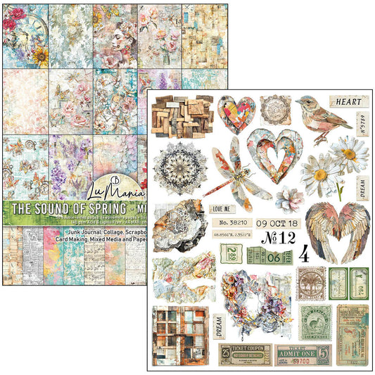 Ciao Bella Mixed Media Book The Sound of Spring A4 Maxi
