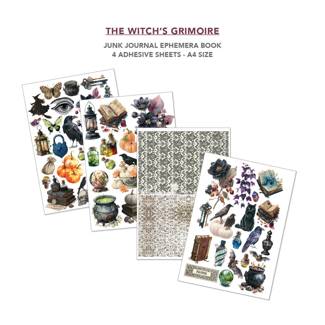 Ciao Bella The Witch's Grimoire Junk Journal & Ephemera Book