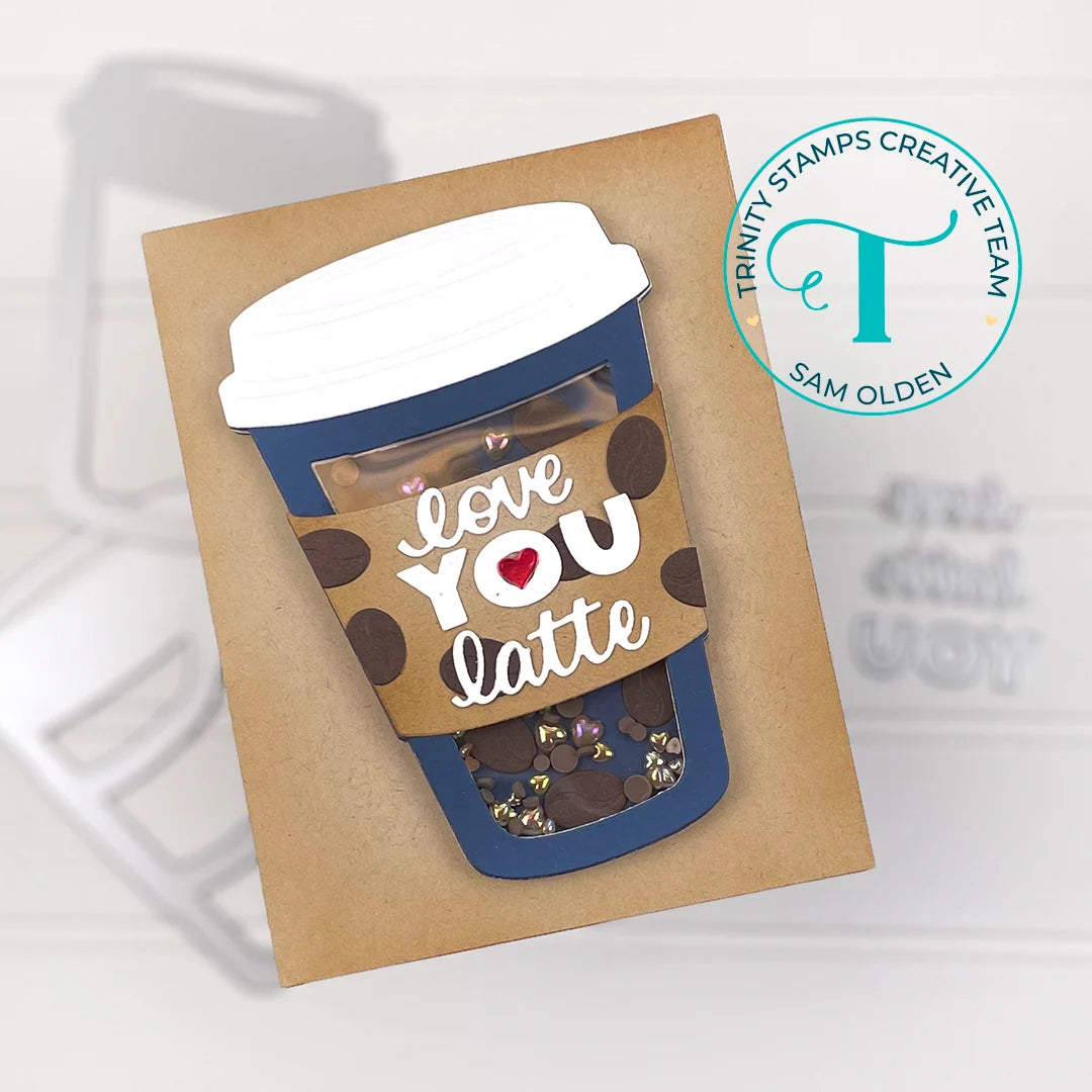 Trinity Stamps Tip & Sip Coffee Shaker Die Set