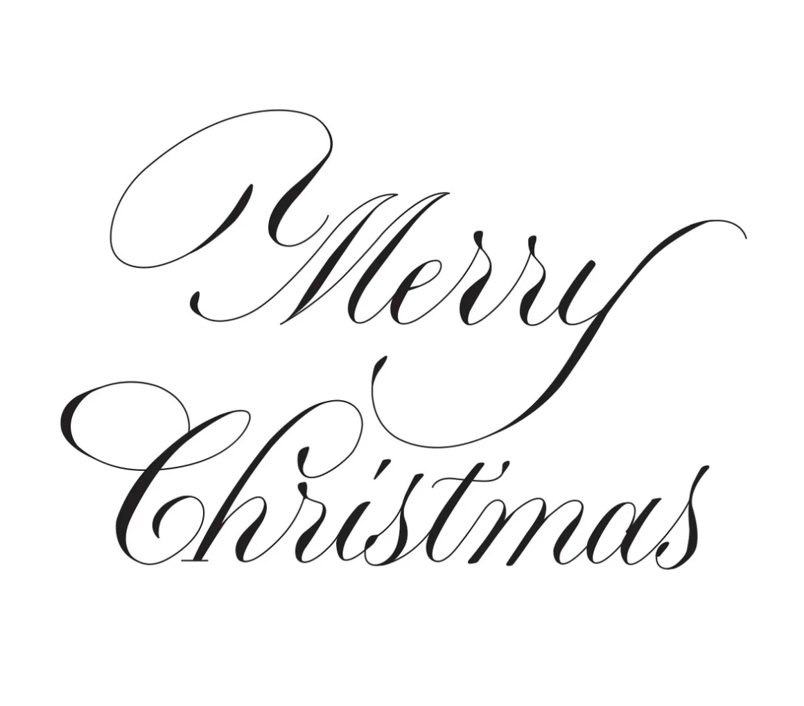 Spellbinders Copperplate Holiday Sentiments BetterPress Plates Bundle