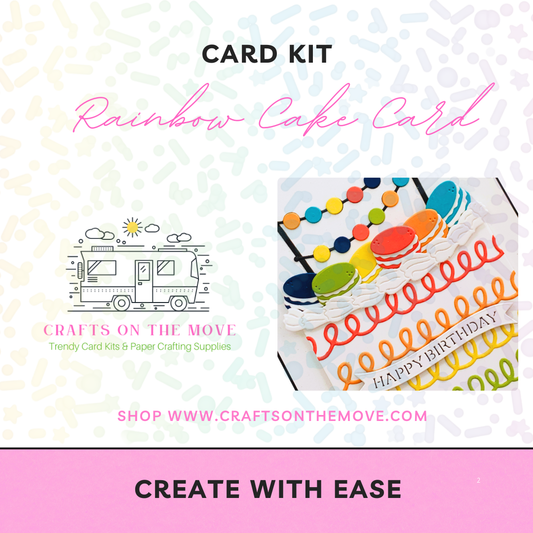 Rainbow Birthday Cake Card Kit