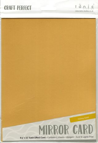 Craft Perfect Satin Mirror Cardstock 8.5"X11" 5/Pkg