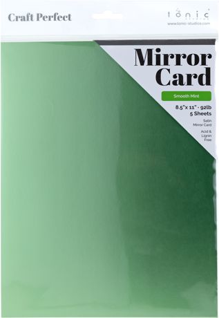 Craft Perfect Satin Mirror Cardstock 8.5"X11" 5/Pkg