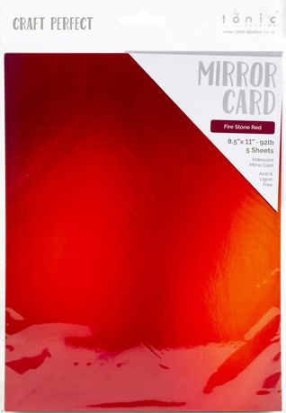 Craft Perfect Iridescent Mirror Cardstock 8.5"X11" 5/Pkg